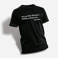 Kult T-Shirt, "Wenn man keine Ahnung hat,einfach mal Fresse halten"